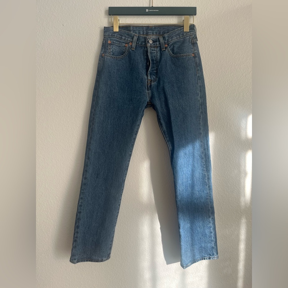 Levi's Men's 501 Button Fly Jeans NWOT - Picture 5 of 9